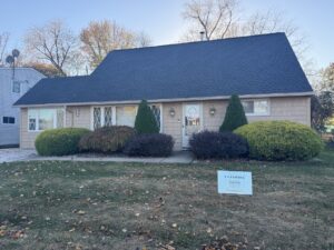 GAF Charcoal roof installation