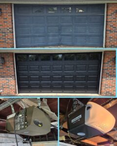 Full Garage Door Upgrade: New Insulated Clopay Door & Opener Replacement