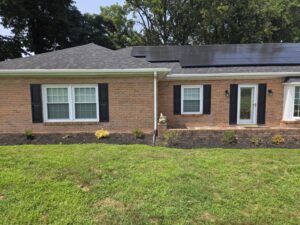 Black Doors, Storm Doors, and Shutters Upgrade