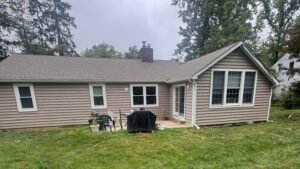 Exterior Renovation Trevose, PA | Carolina Beaded Siding, AZEK Trim & Pella Windows